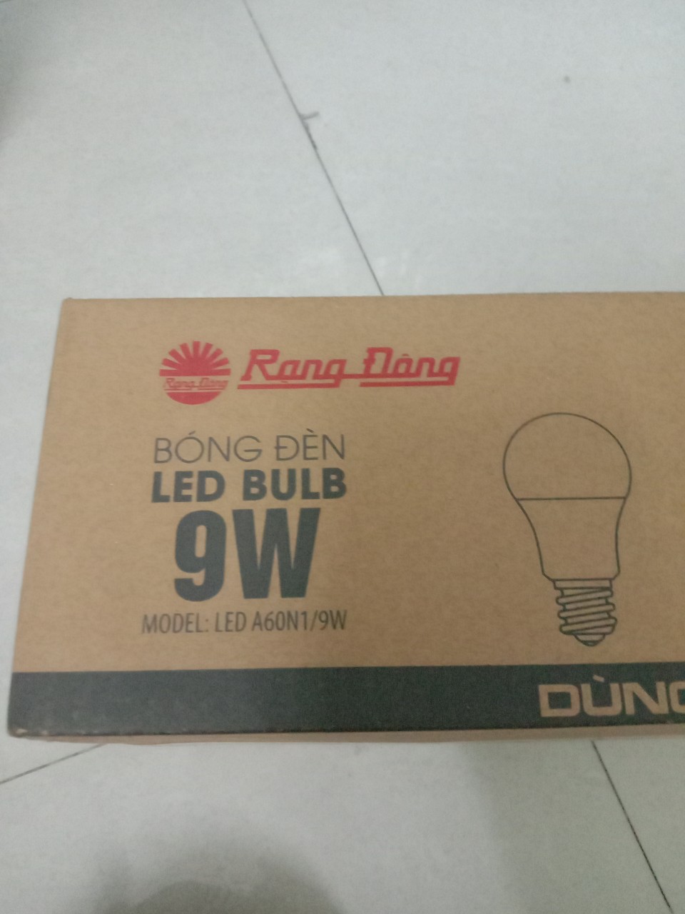 BÓNG LED BULB 9W RẠNG ĐÔNG