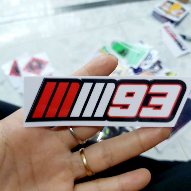 Combo 2 Tem Decal Marquez 93 Dán Xe Giá Rẻ