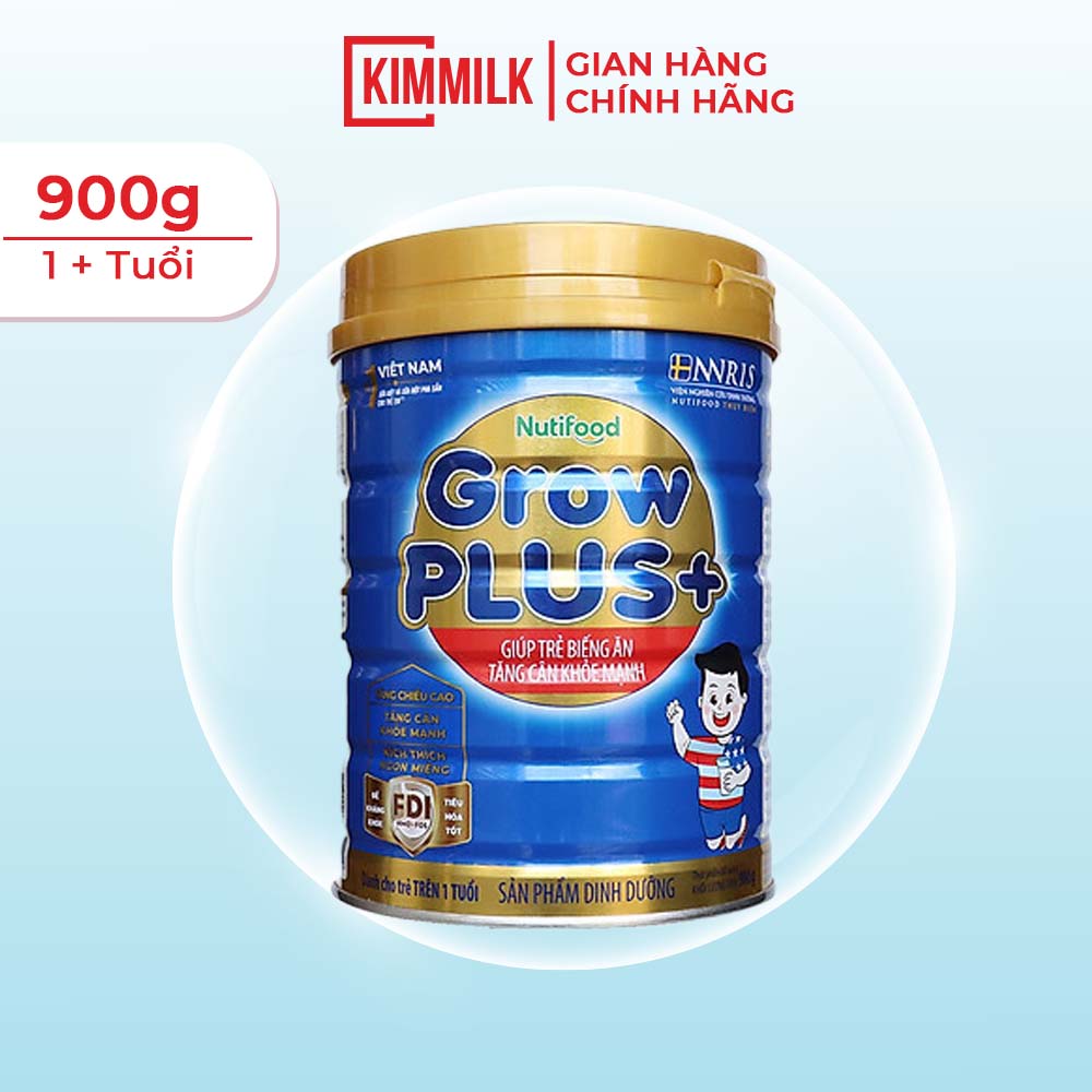 Sữa Nutifood Grow Plus Xanh 900g