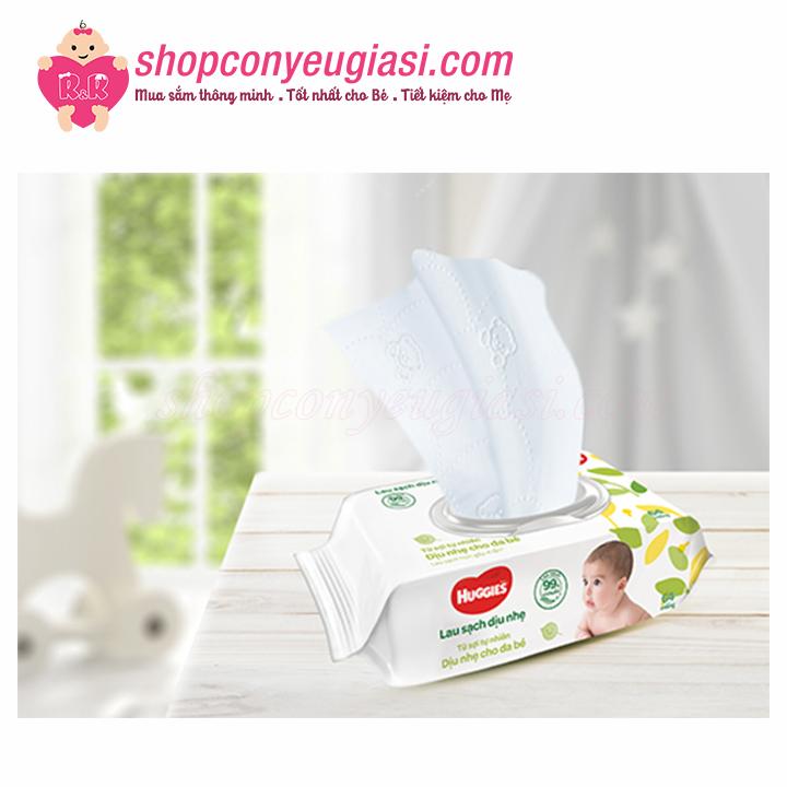 [HCM]Khăn Ướt Huggies 80 Miếng Không Mùi