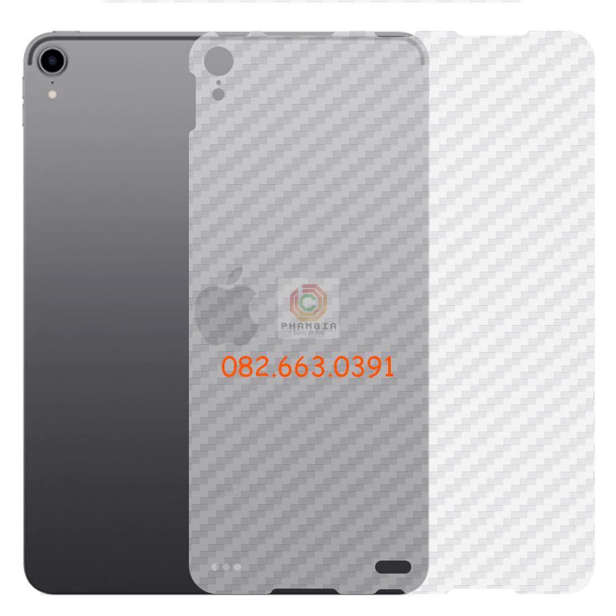 Miếng dán mặt lưng skin carbon dành cho iPad Pro 11