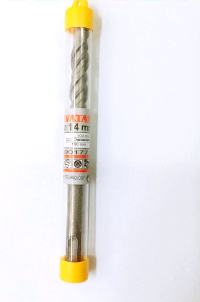 Mũi khoan bê tông Avata 6mm - 16mm (2 cạnh, 2 chấu)