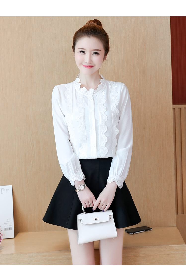 Áo sơ mi kiểu phôi ren ngực NGOCTRANSHOP - NT6366