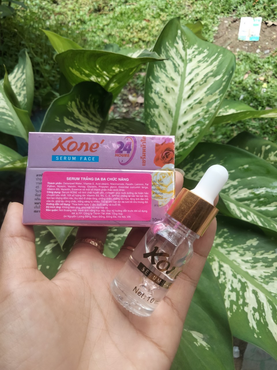 Combo dưỡng trắng da kone thái lan (sét 3món gồm bộ kem, sữa rửa mặt, serum trắng da)