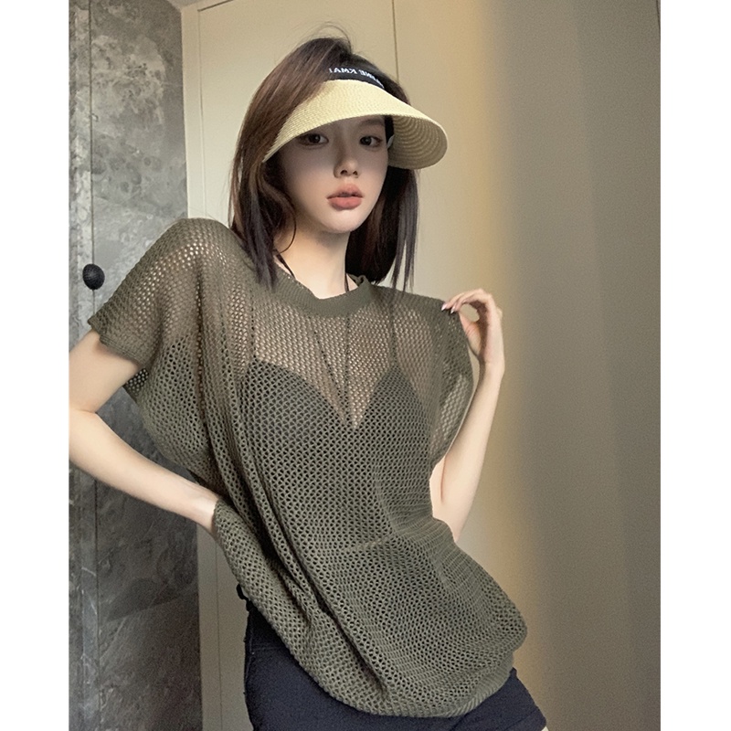 Áo lưới cánh dơi nữ