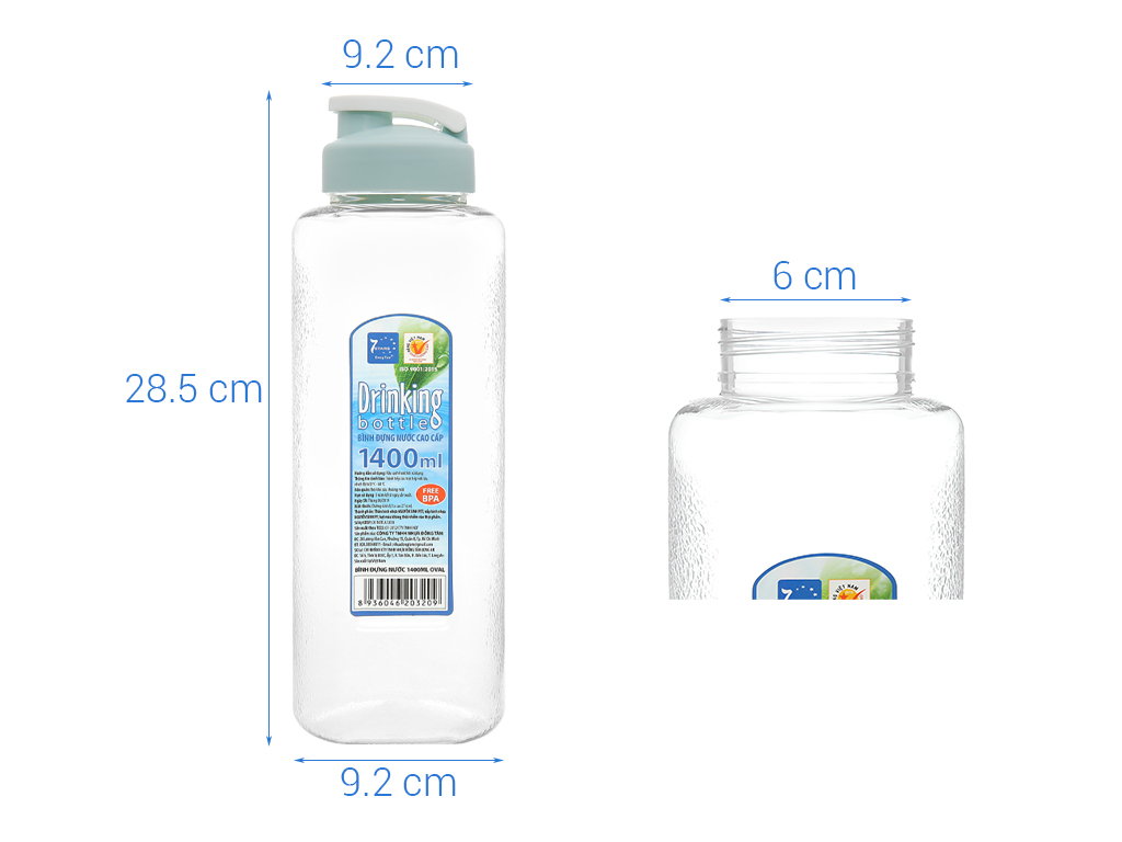 [HCM]Bình Đựng Nước Nhựa Cao Cấp