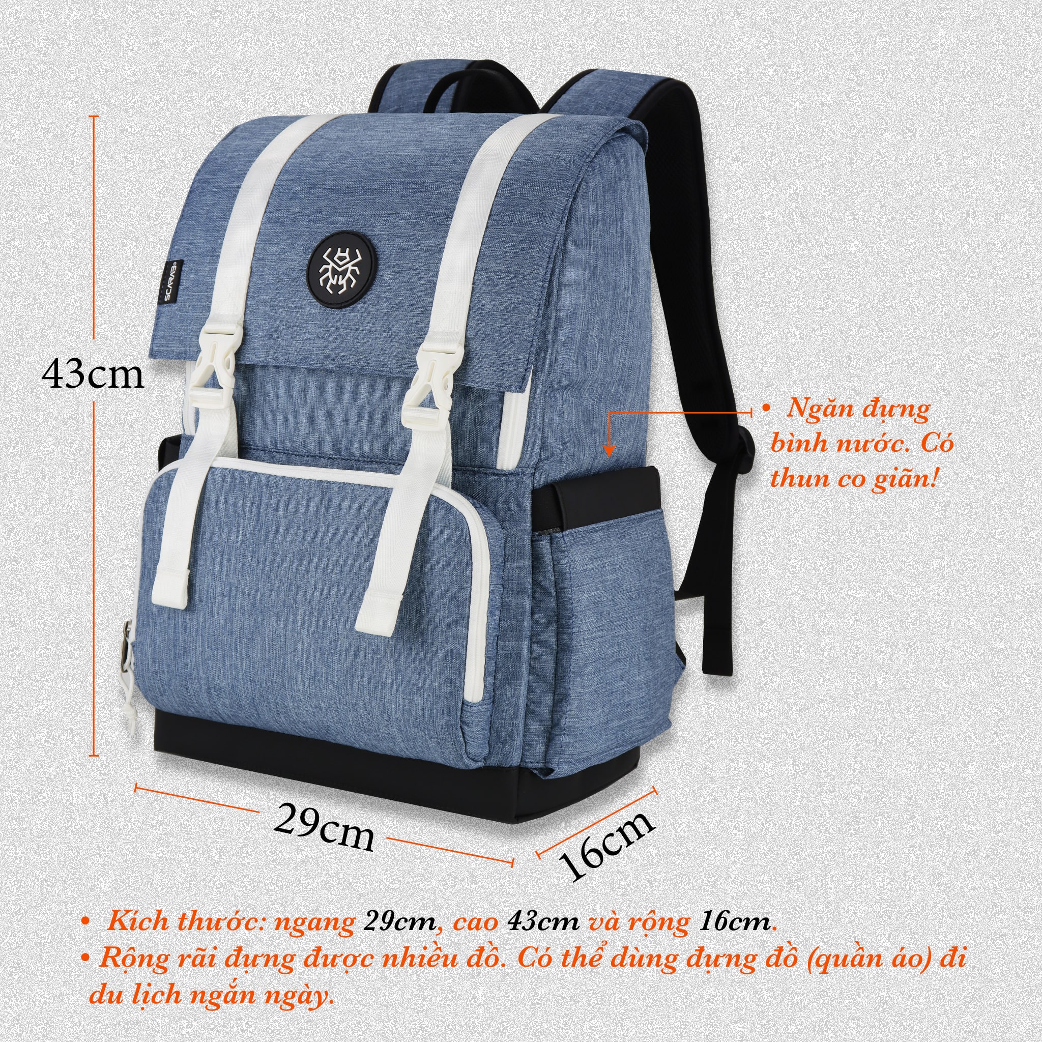 Balo Thời Trang SCARAB - MIGHTY™ Backpack Unisex