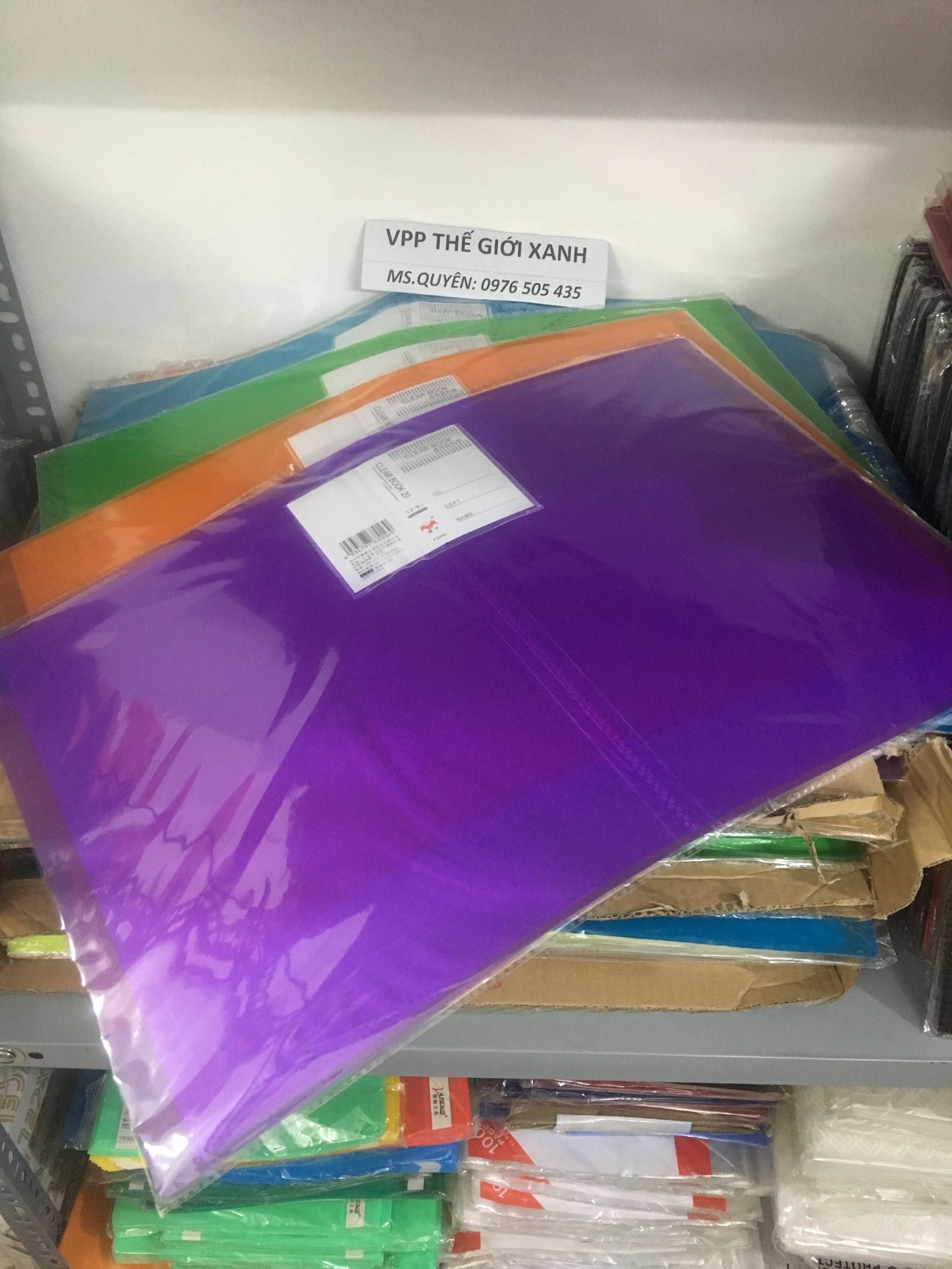 BÌA NHỰA 20/40/60/80 LÁ