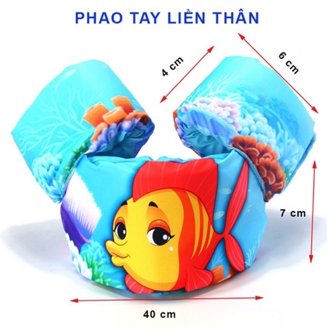 PHAO TAY LIỀN THÂN PHAO BƠI CHO TRẺ EM