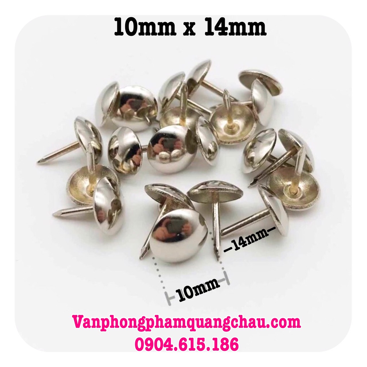Đinh mũ làm đồ handmade - Set 10 chiếc