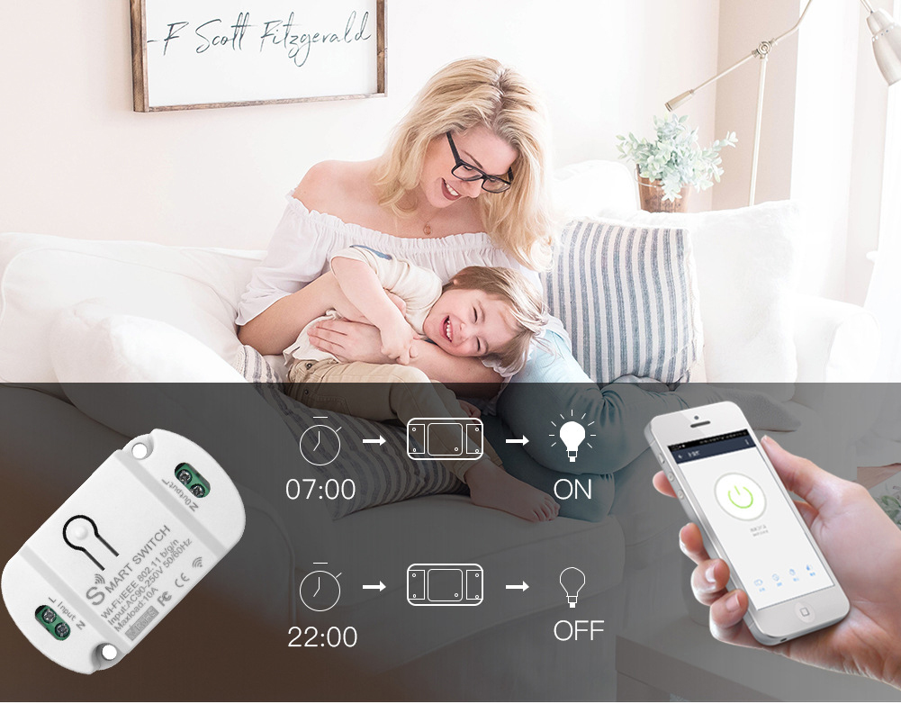 Công Tắc Thông Minh TUYA BASIC WIFI (Bản Mới)