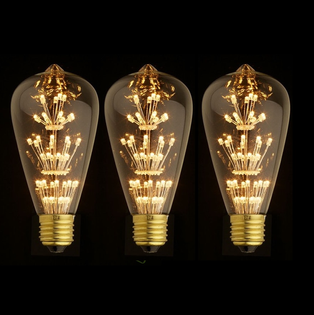 Bóng Đèn Edison Vintage Led Thông 4W ST64 E27