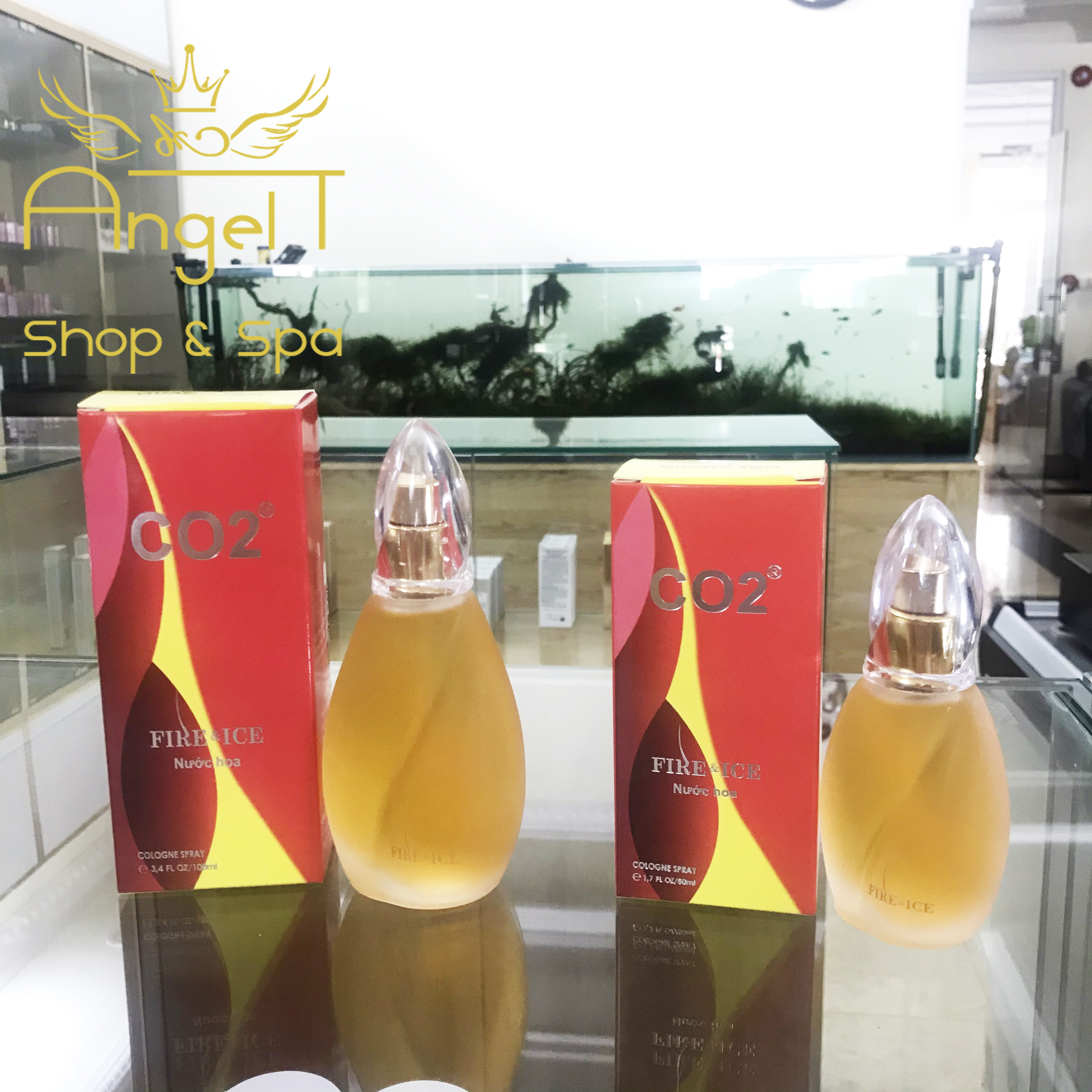 Nước Hoa CO2 Fire & Ice Đỏ 50ml, co2 65ml