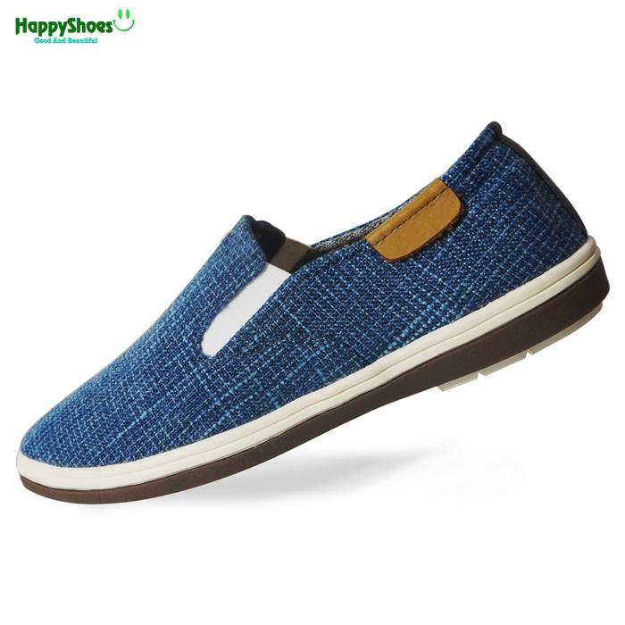 Happyshoes - Giày Lười, Mọi Vải Nam