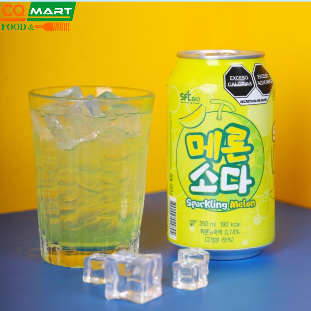 Nước Soda Sfc Vị Dưa Lưới Lon 350ml