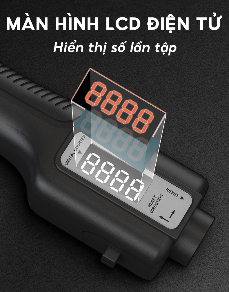 Kìm bóp tay chữ A có số đếm, điều chỉnh lực từ 10 - 100kg - Hàng chính hãng