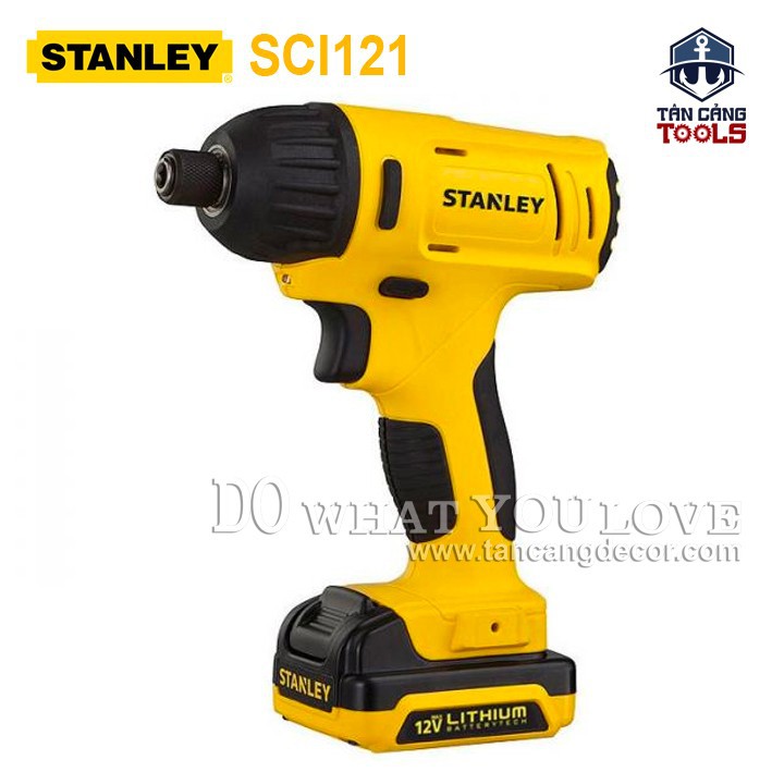 [Trả góp 0%] Combo Máy Khoan Máy Bắt Vít Dùng Pin Stanley 12V SCHI121S2FK