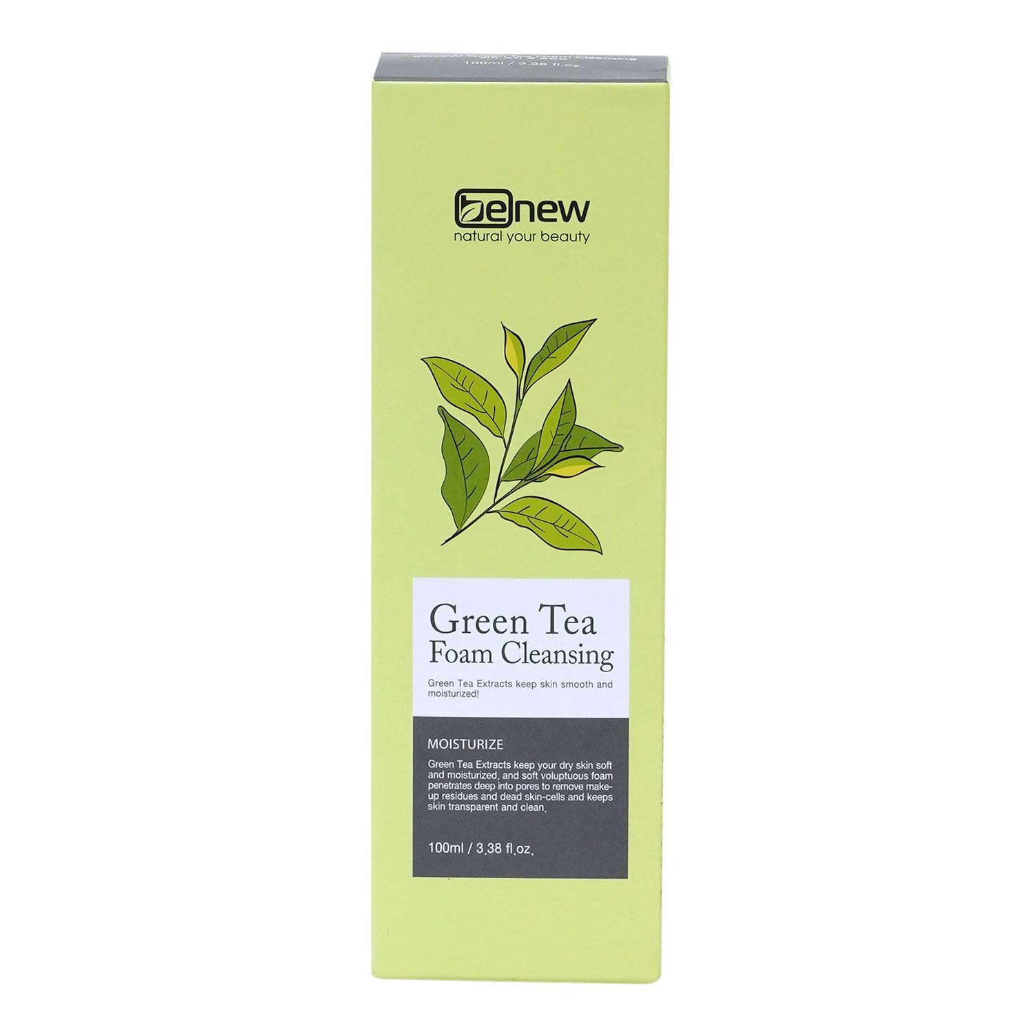 [HCM]Sữa rửa mặt trà xanh Benew Green Tea Foam Cleansing 100ml