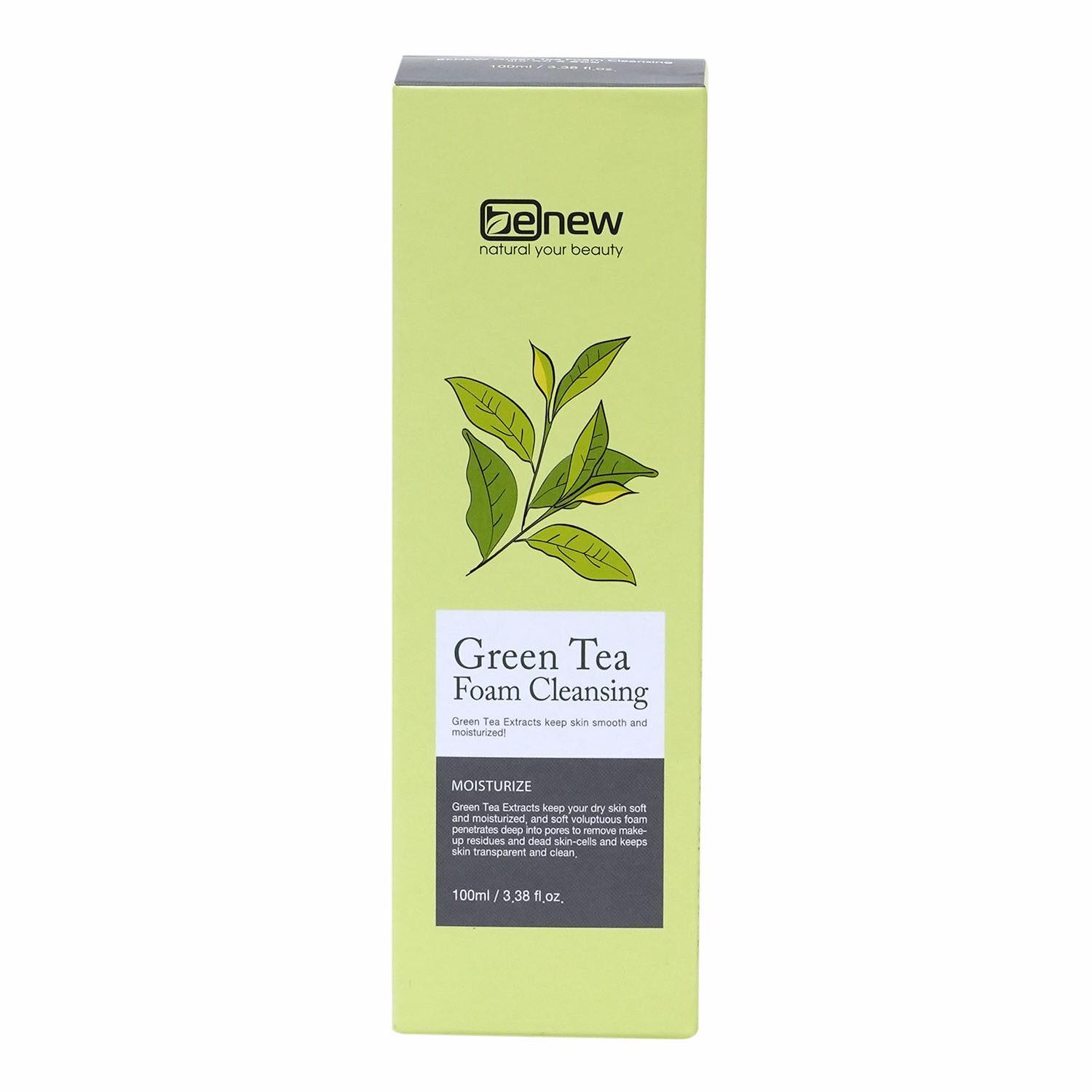 Sữa rửa mặt trà xanh Benew Green Tea Foam Cleansing 100ml
