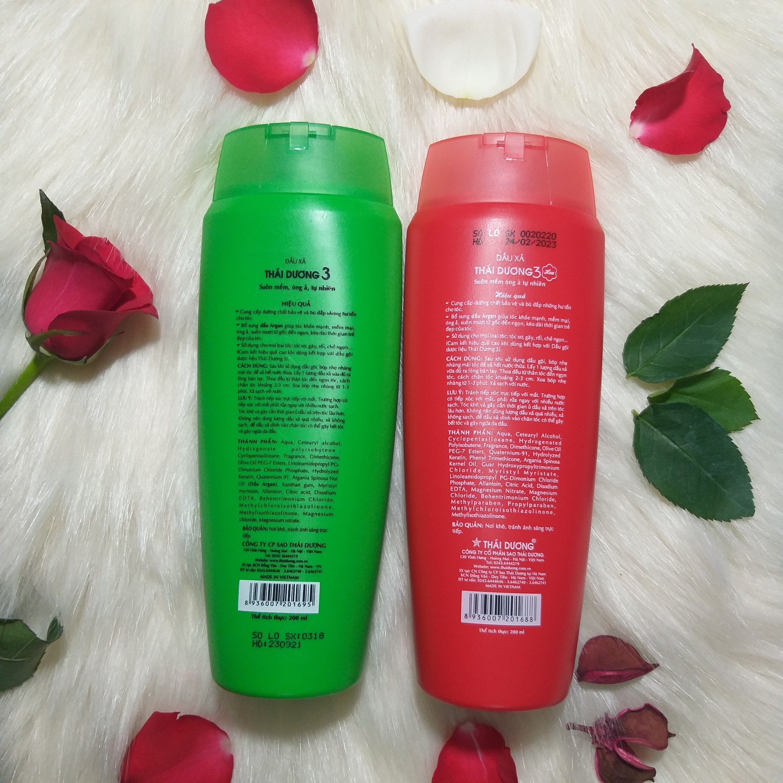 Dầu xả Thái Dương 3 200ml hương hoa