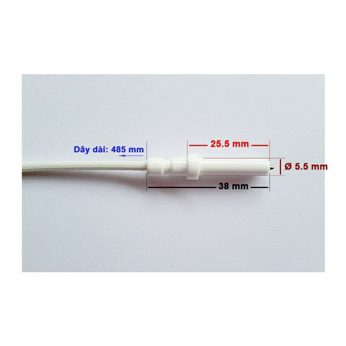 2 dây sứ đánh lửa bếp ga âm có dây liền