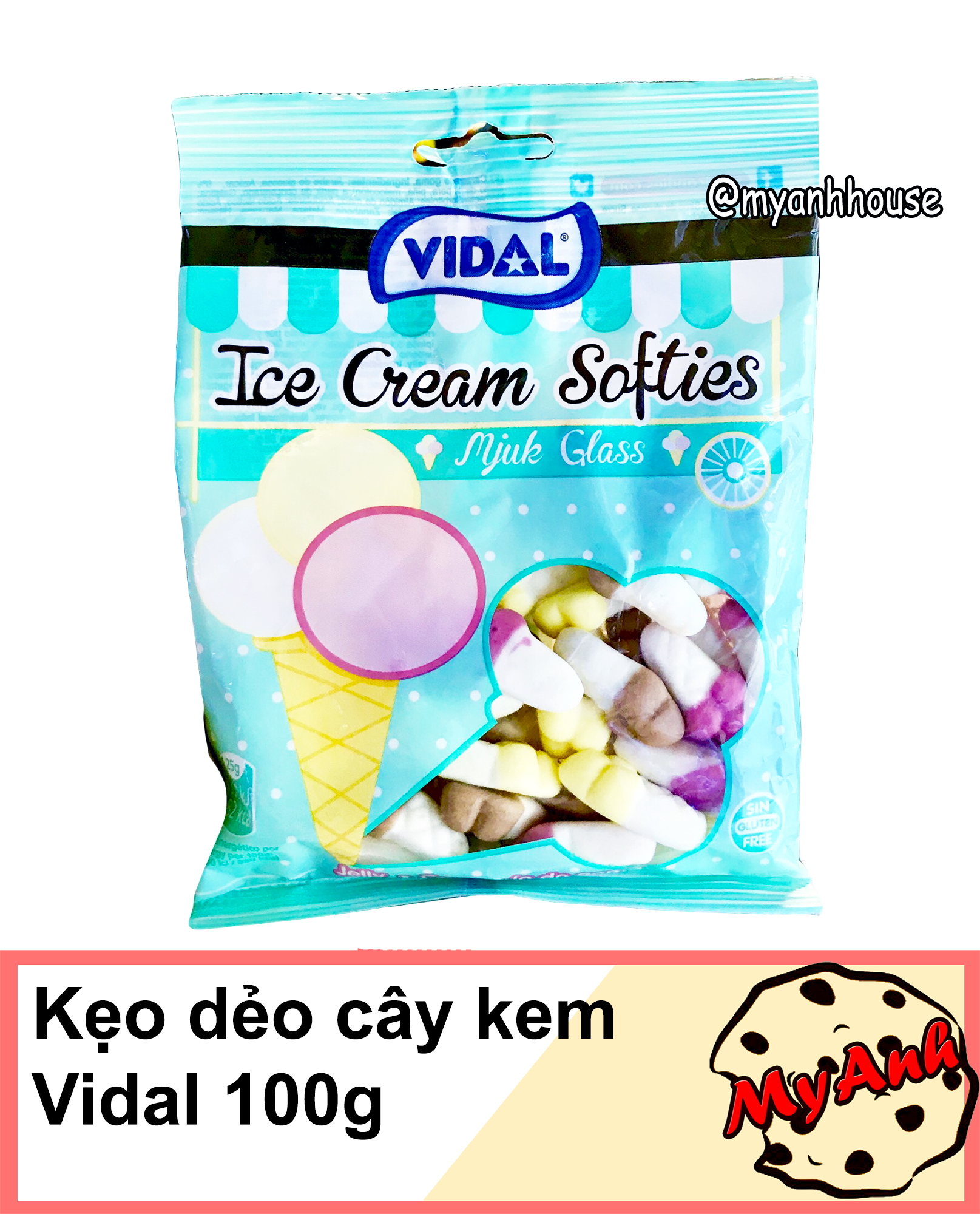 (TRÁI CÂY) KẸO DẺO VIDAL 100G DATE T12/2020