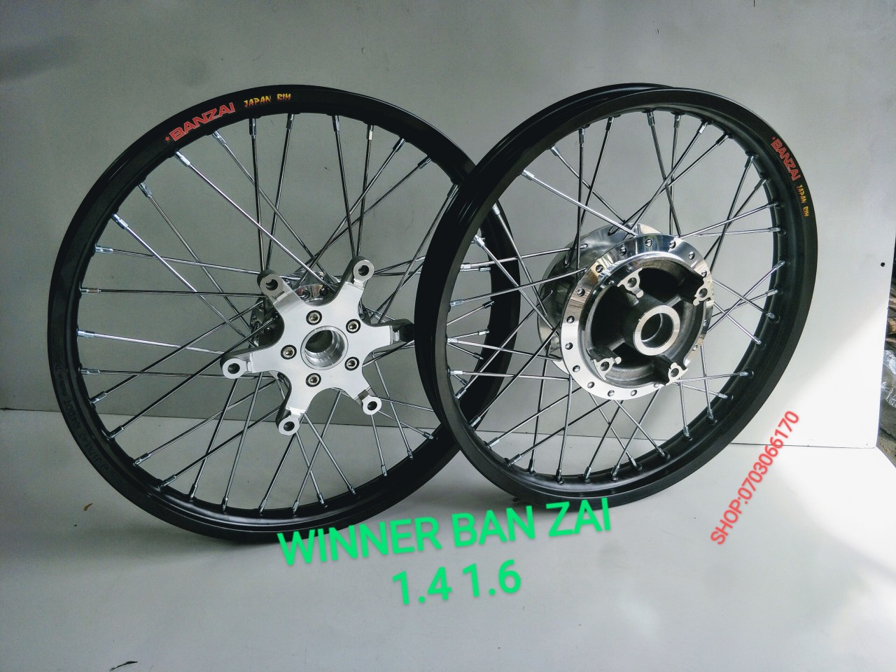 [HCM]CẶP BÁNH CĂM WINNER NIỀN NHÔM BAN ZAI THÁI  ĐÙM CĂM MẠ CROM  LOẠI 1