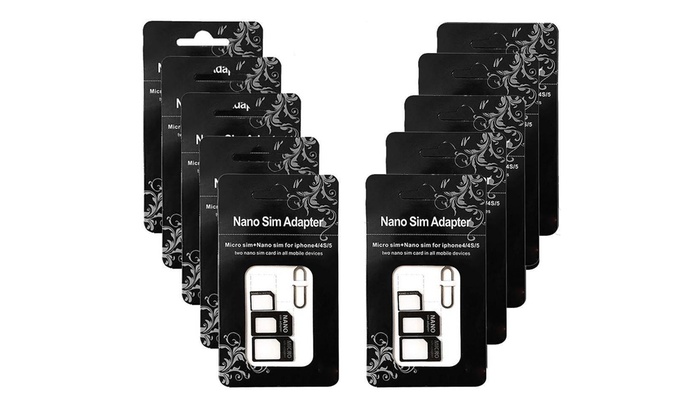 Combo 2 Bộ Kit Adapter khay sim Noosy và Que chọc sim
