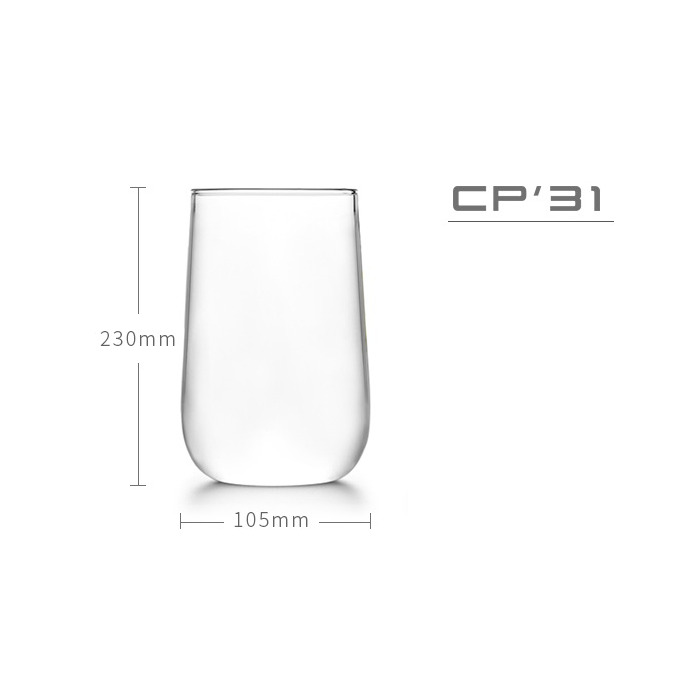 Bộ ly thủy tinh chịu nhiệt, nóng lạnh không nứt vỡ CP31/2 300ml - Bộ ly thuy tinh đa năng Samahome Shop
