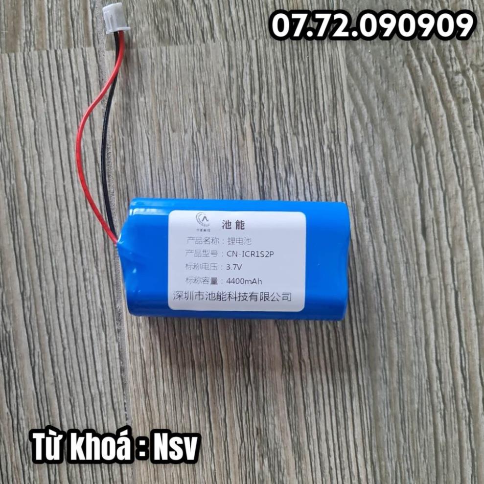 Nsv Pin sạc cho loa trợ giảng, loa bluetooth dung lượng 4400mAh, điện áp 3,7V