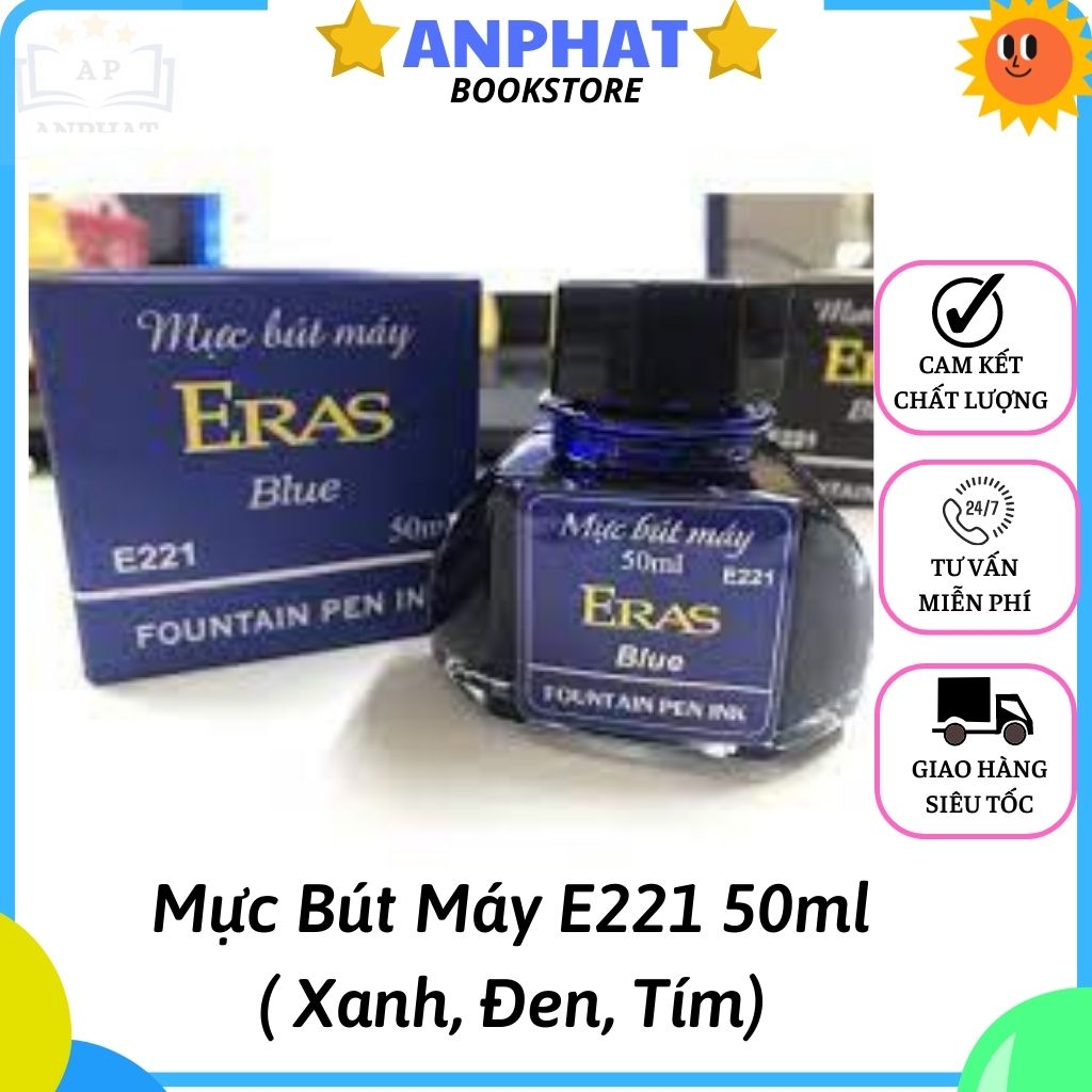 Mực Lọ Bút Máy Eras E221 50ml
