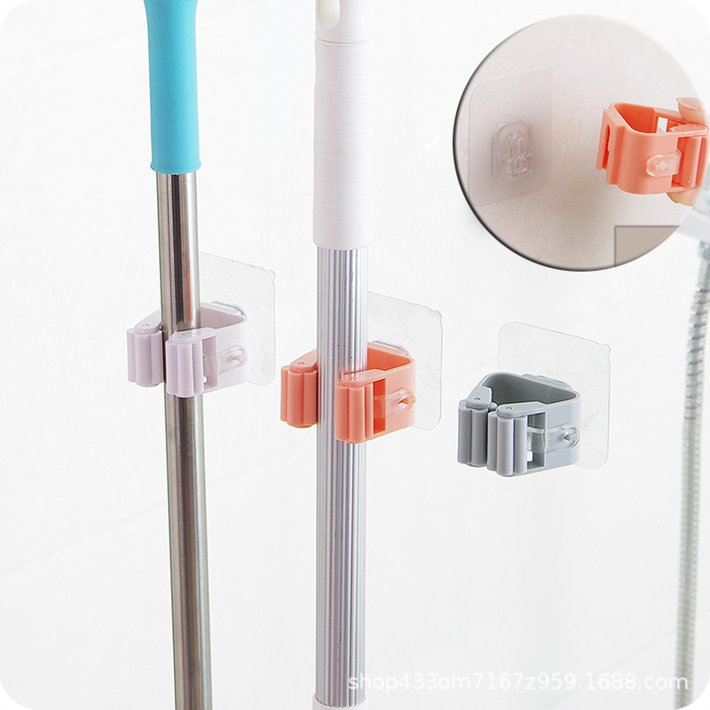 Móc treo chổi lau nhà,Móc Dính Tường Treo Cây Chổi Lau Nhà Chịu Lực /Móc Treo Chổi, Treo Ô, Đồ Dùng-HAUSE