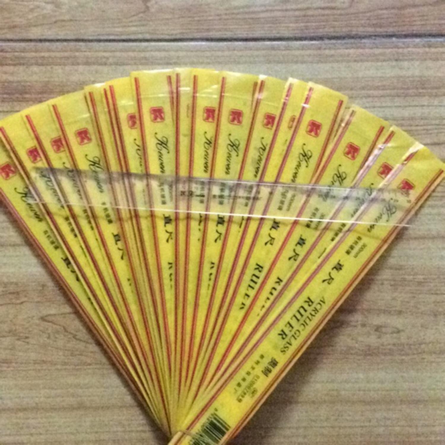 Thước kẻ nhựa trong suốt 20cm/ 30cm