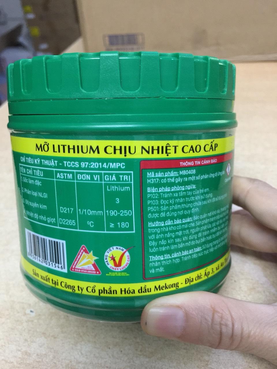 MỠ BÒ CHỊU NHIỆT LITOL (500g)