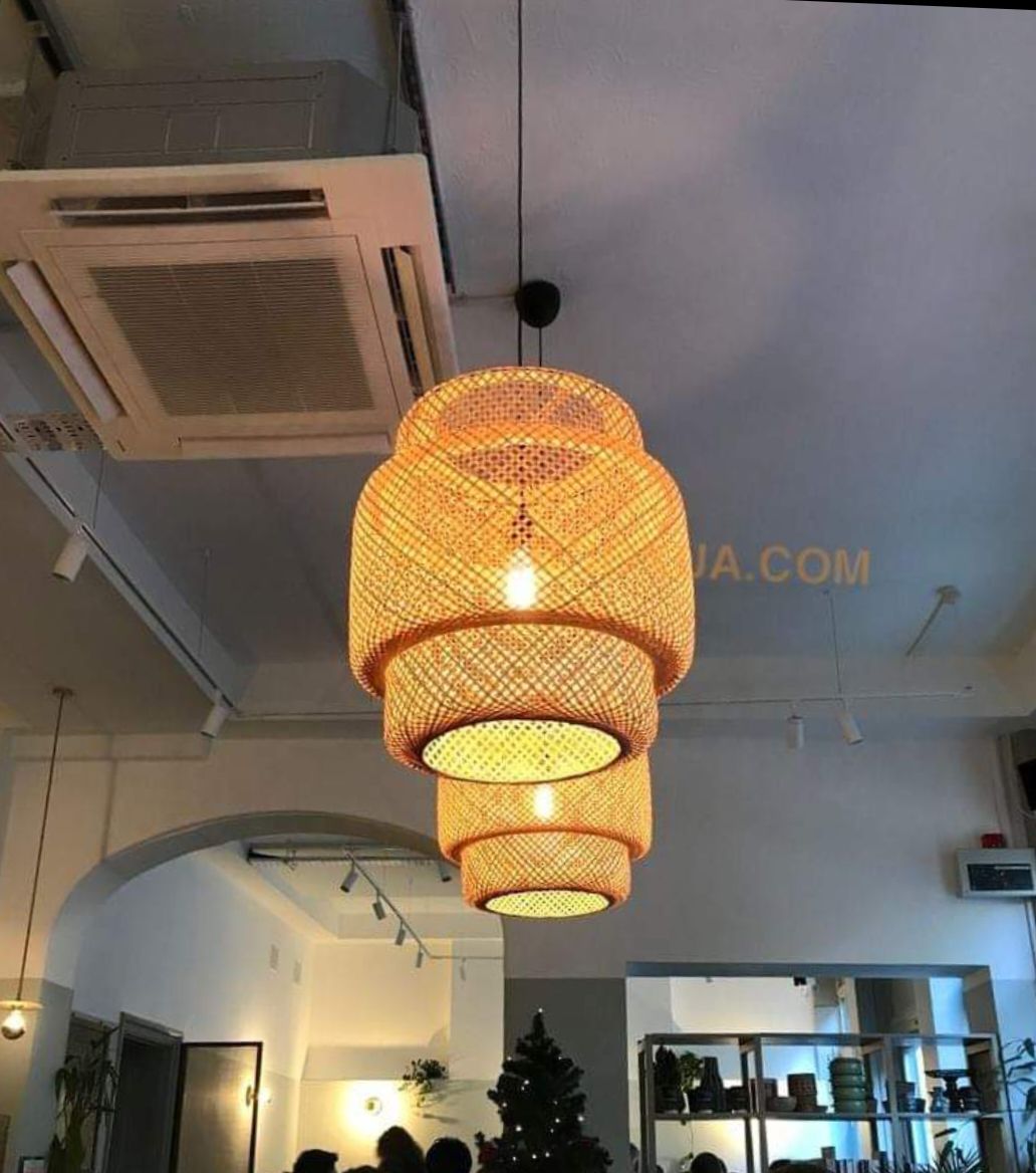Đèn tre đèn mây tre đèn lồng tre mã 0010