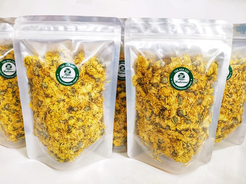 Trà Hoa Cúc Vàng Hàm Hương Túi Zip 100g