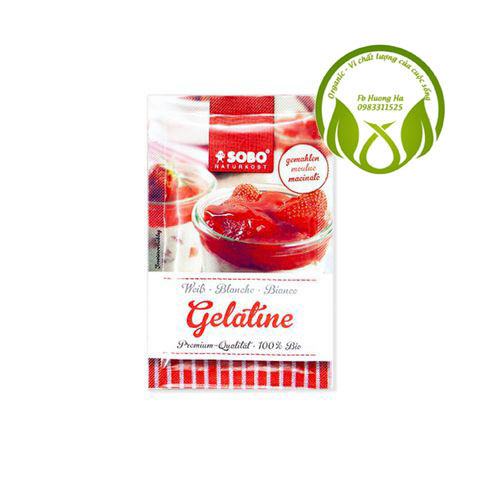 Bột Gelatine hữu cơ Sobo 9g
