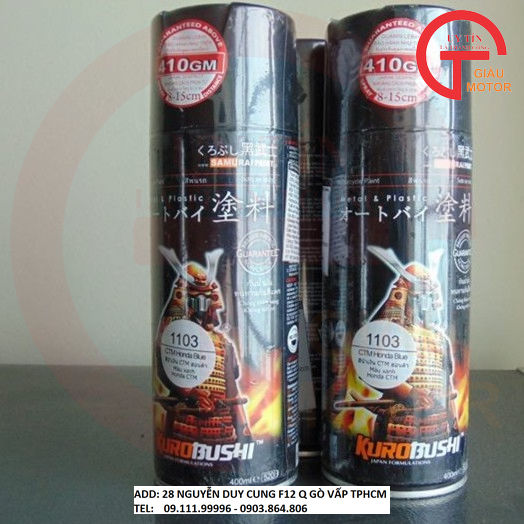 Sơn xit Samurai 1108 màu đỏ Yamaha Yamaha Red
