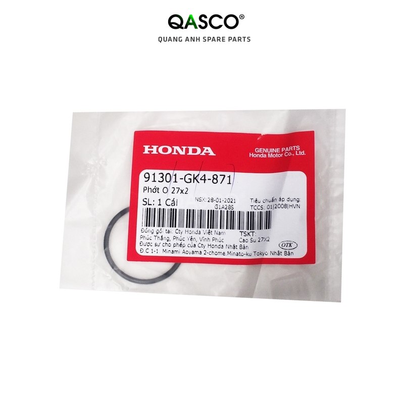Phớt o-ring honda 27x2 cub/ dream / wave / future và nhiều dòng xe _1557