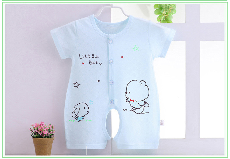 VẢI SỢI TRE- Bộ áo liền quần bodysuit đùi co giãn 4 chiều mát mẻ cho bé