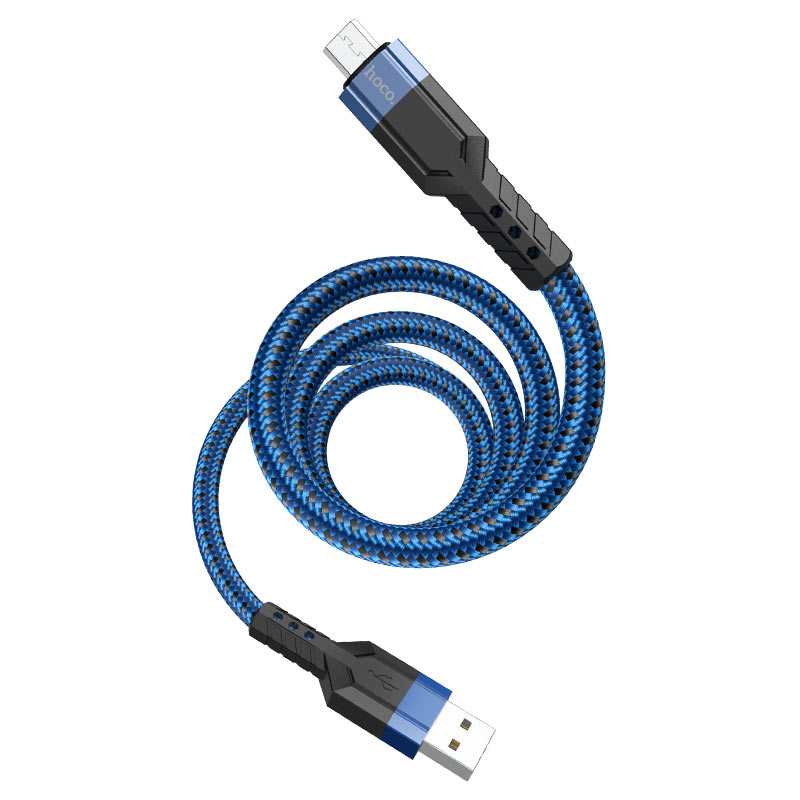 Cáp sạc nhanh Hoco U110 dây Nylon siêu bền dài 1.2M cho iPhone, Android