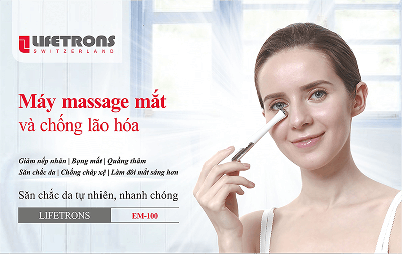 Máy massage chống lão hoá mắt Lifetrons EM-100