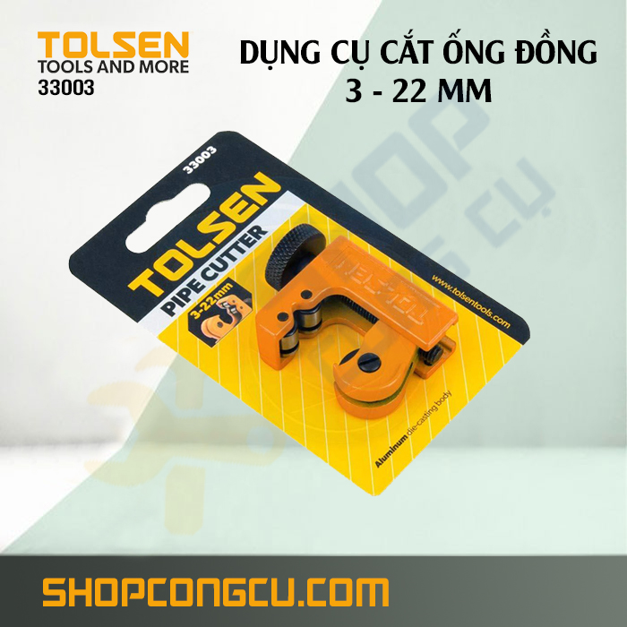 [HCM]Dụng cụ cắt ống đồng 3-22mm Tolsen 33003
