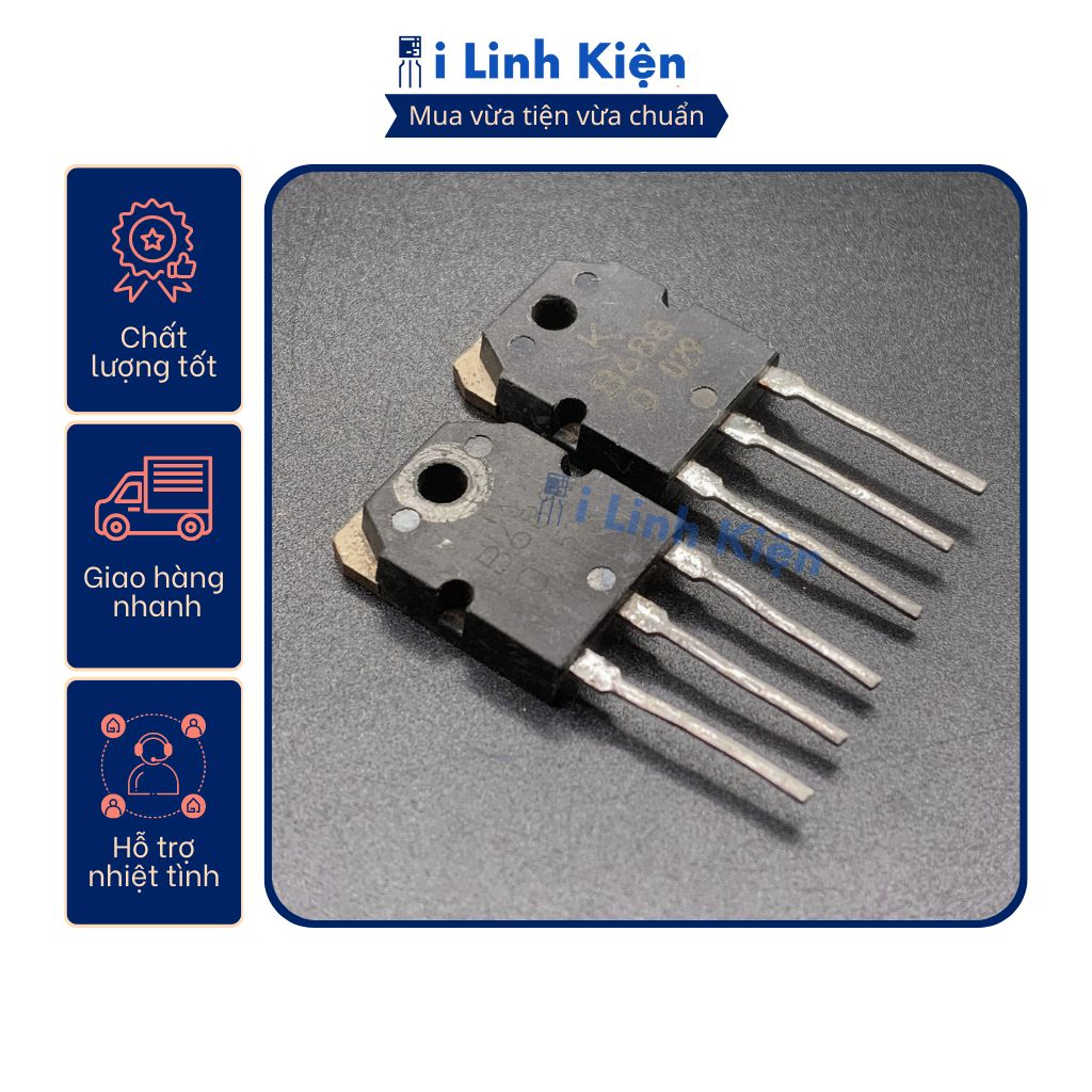Cặp sò D718 B688 tháo máy chất lượng tốt
