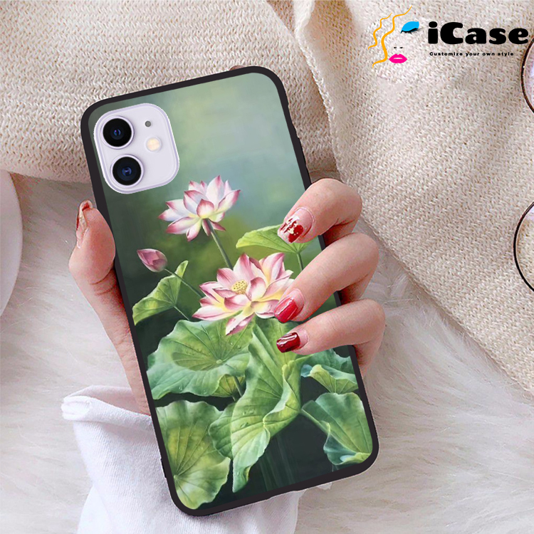 Ốp lưng iPhone 11 viền dẻo TPU BST Sen