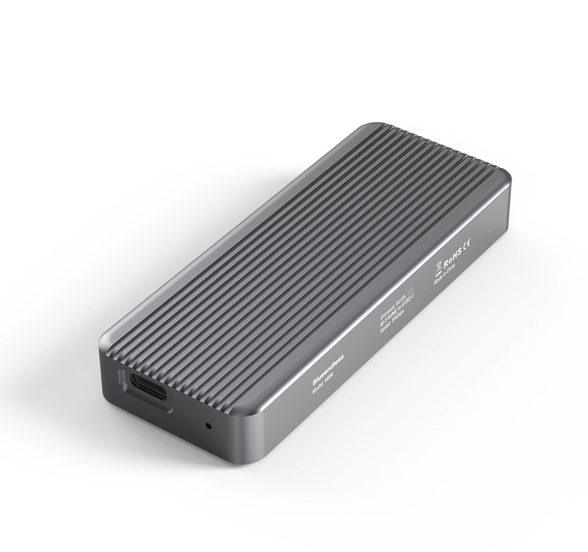 Box ổ cứng SSD NVMe M.2 chuẩn USB 3.2 gen 2x2 20Gbps tốc độ cao - Blueendless (M.2 NVME 2280 SSD enclosure)