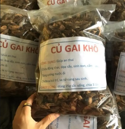 500gr củ gai khô dưỡng thai an thai