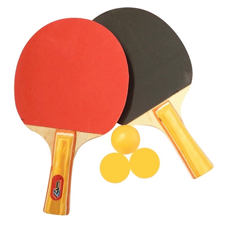 Bộ vợt bóng bàn kèm 3 bóng cho người mới chơi, học sinh, trẻ em _ LYLYSPORTS