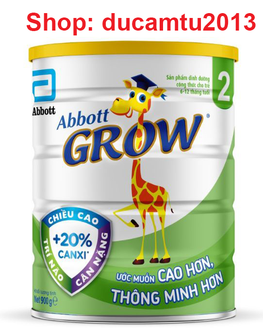 Sữa bột Abbott Grow 2 900g HSD 2026