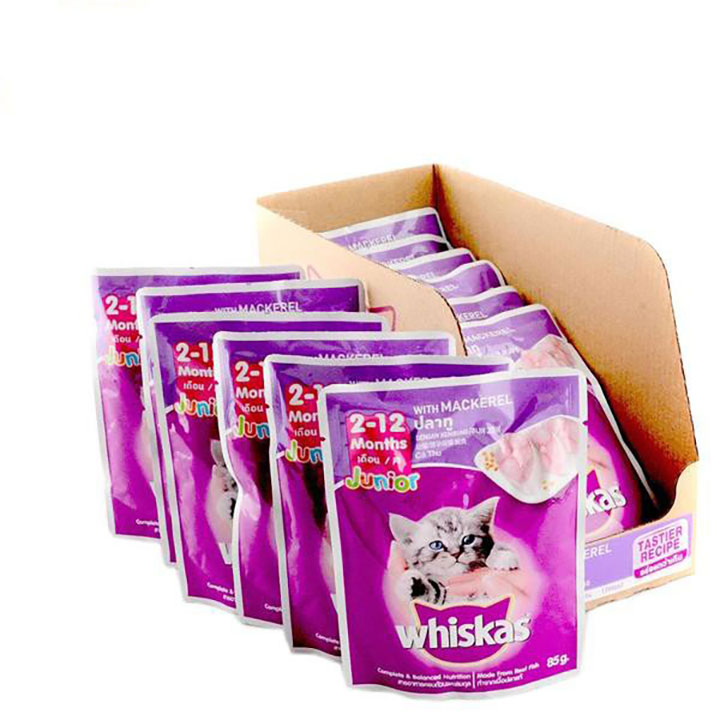 [HOÀN TIỀN 10%]Pate mèo con Whiskas Junior 80g Thức ăn ướt cho mèo con - CutePets